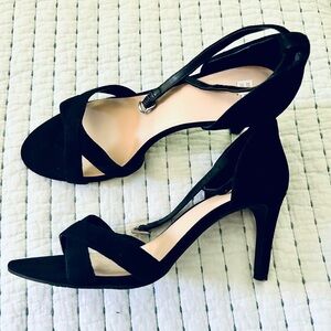 BP Black Strappy Heels